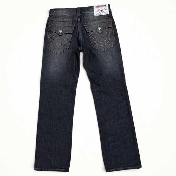 True Religion Straight Jeans (Black Wash)