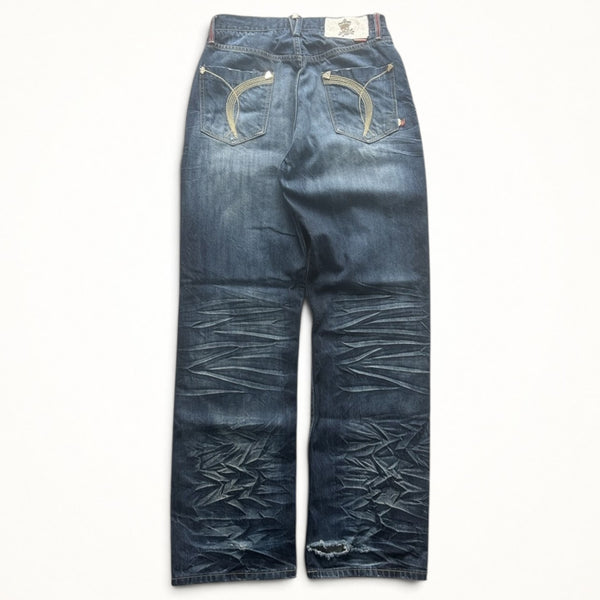 Y2K Seagull Stitch Jeans (Medium Wash)