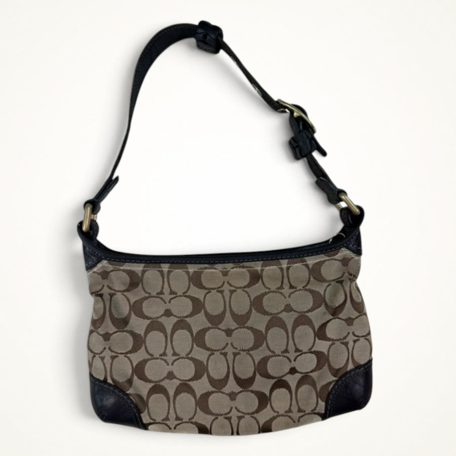Coach Signature Hobo Shoulder Bag (Brown)