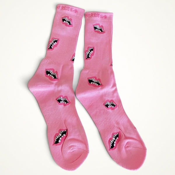 Chrome Hearts Chomper Socks (Pink)