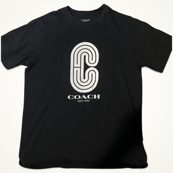 Coach Signature C Logo Tee (Black)