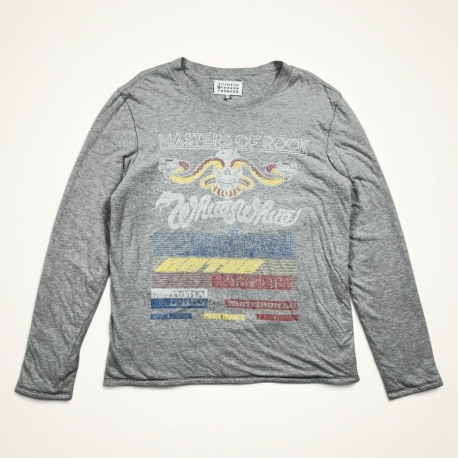 Maison Margiela Masters of Rock Long Sleeve Tee (Grey)
