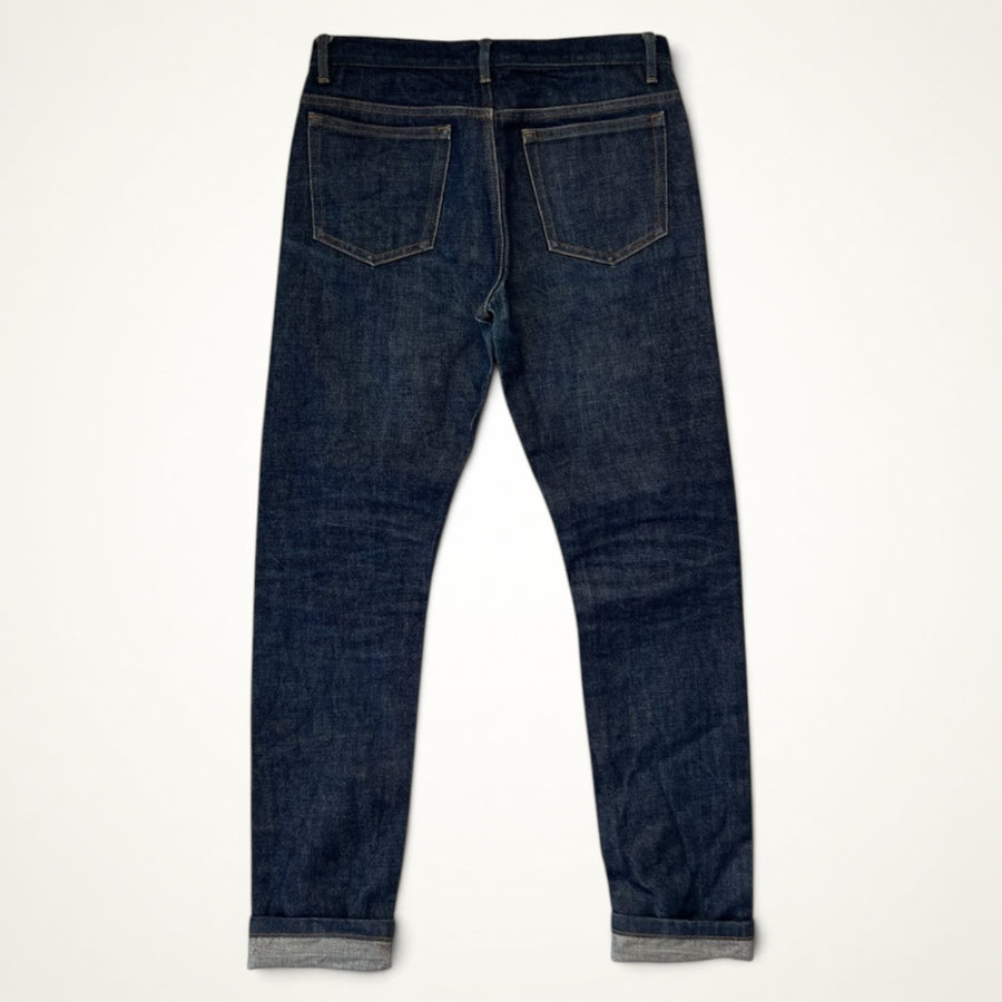 Raw Denim Slim Jeans (Indigo)