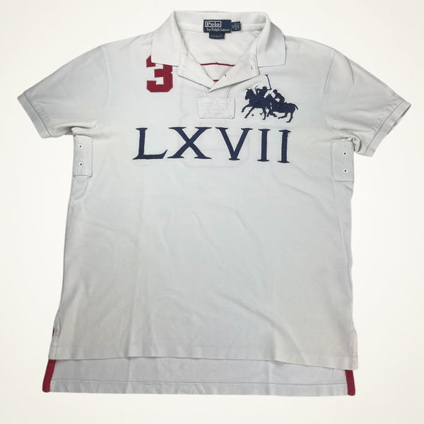 Ralph Lauren LXVII Big Pony Polo #3 (White)