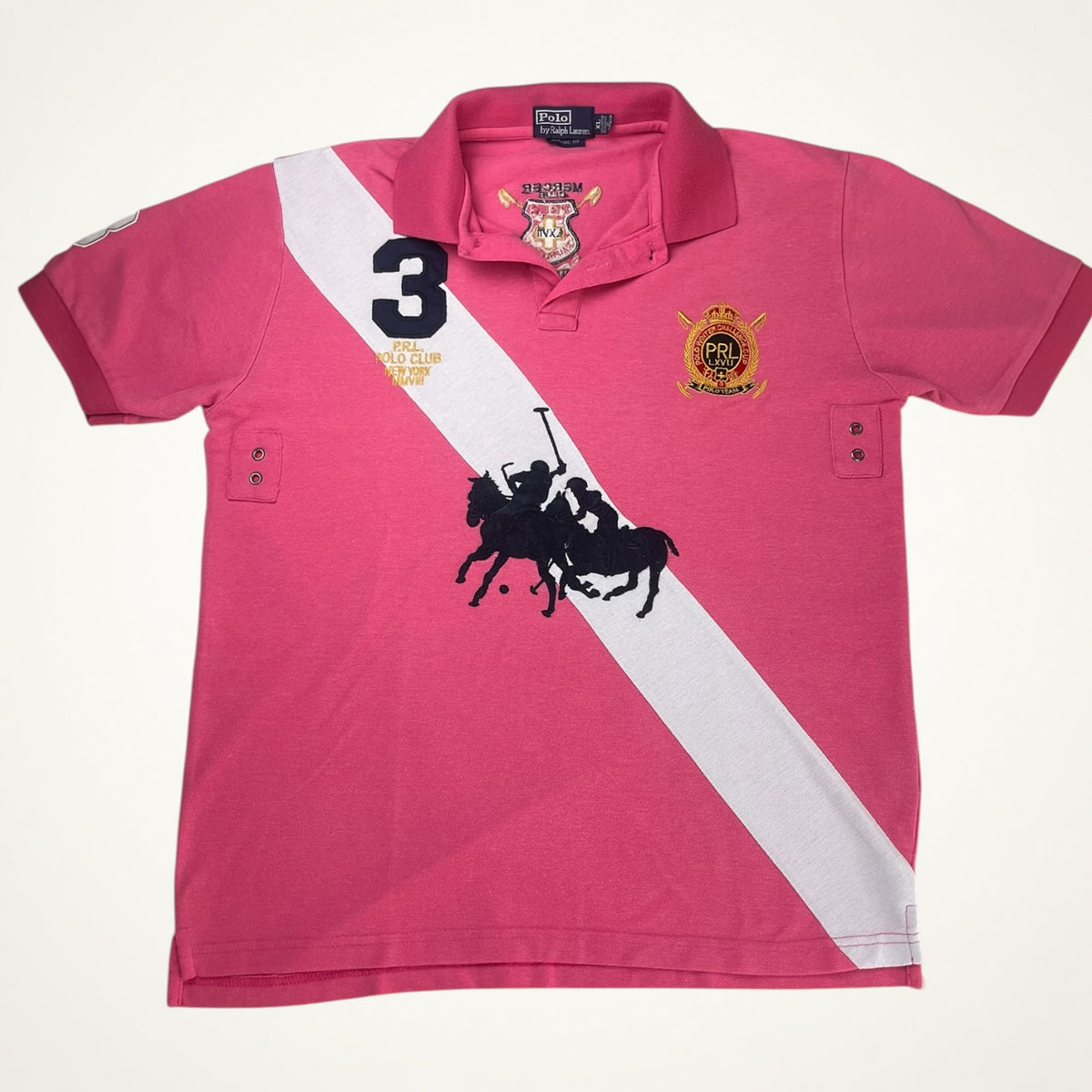 Ralph Lauren Mercer Polo Club Sash Polo #3 (Pink)
