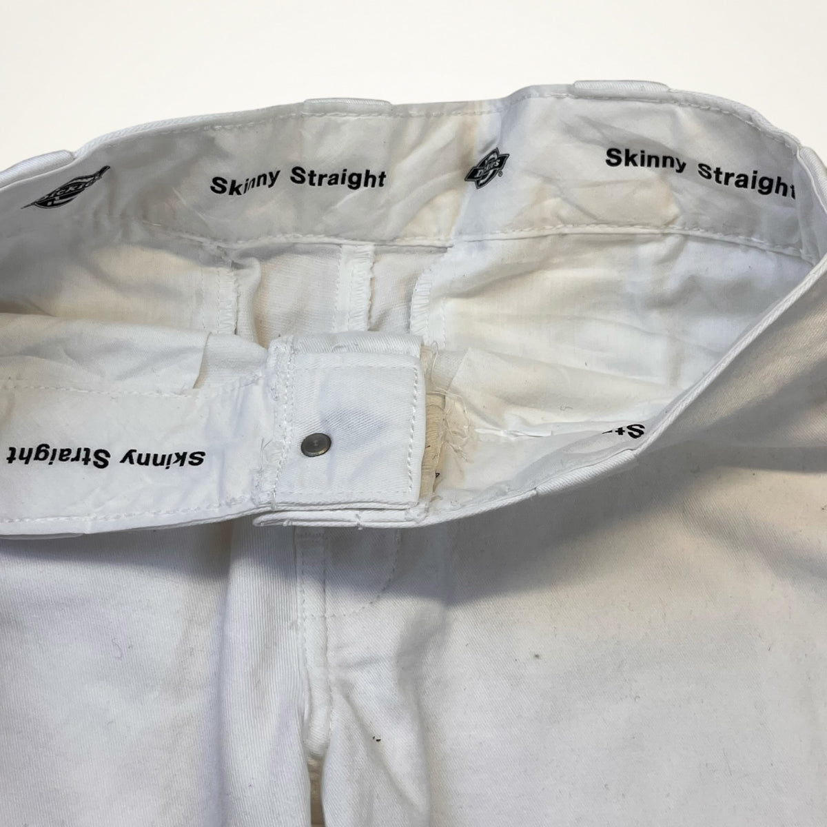 Dickies Skinny Straight Work Pants (White)