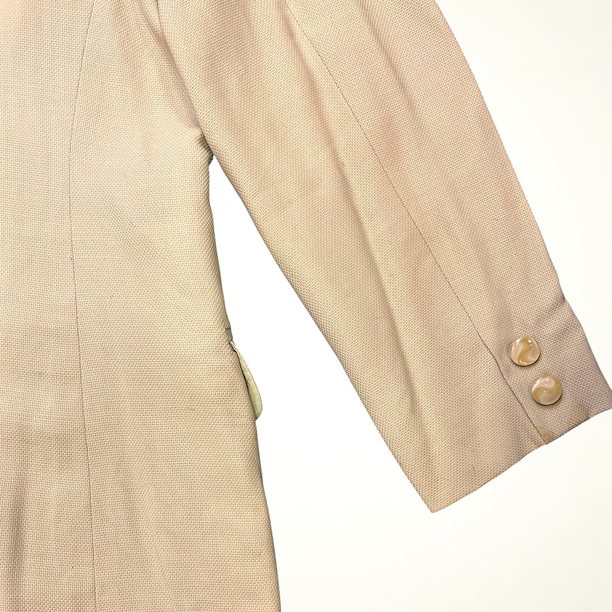Burberrys Vintage Wool Blazer (Beige)
