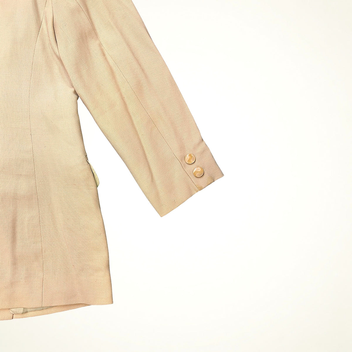 Burberrys Vintage Wool Blazer (Beige)
