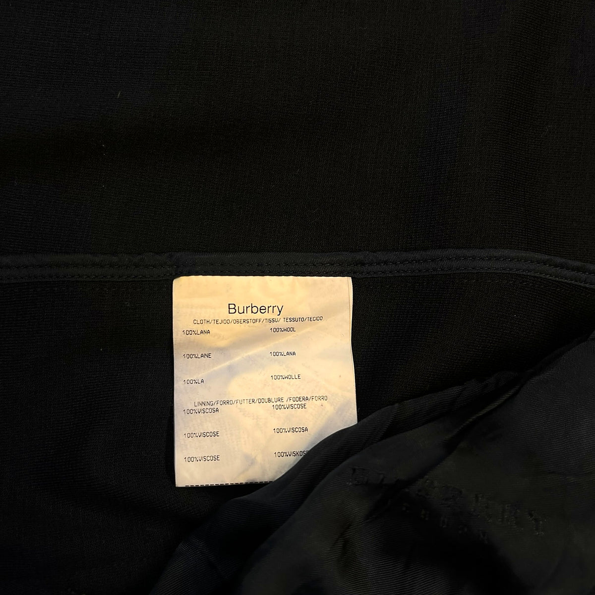 Burberry London Wool Blazer (Navy)