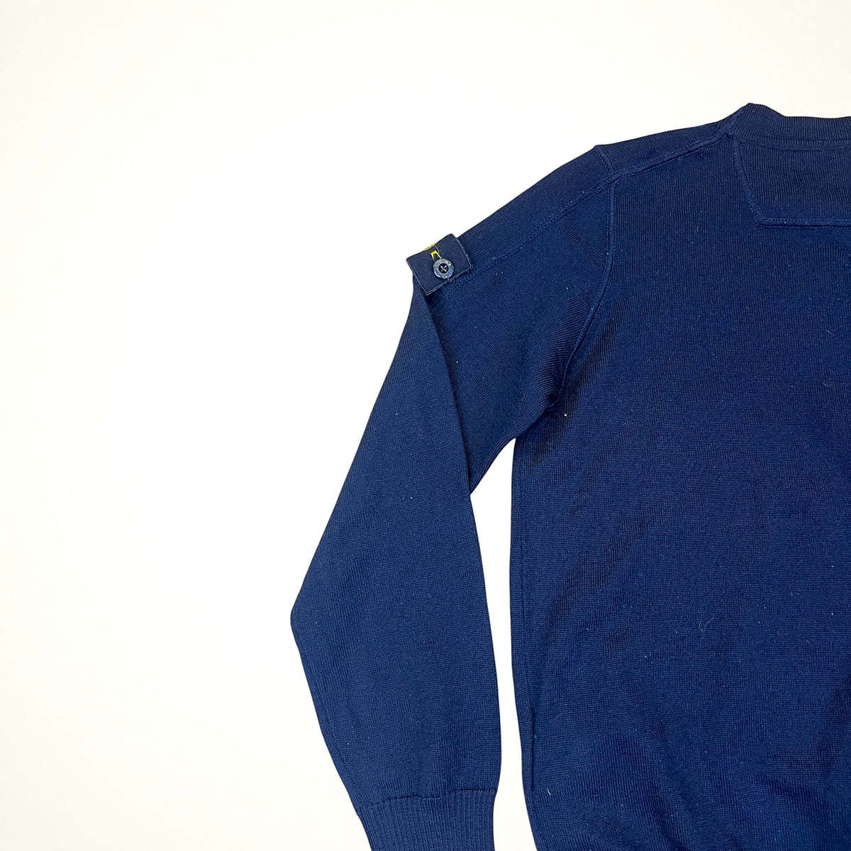 Stone Island Junior Wool Crewneck Sweater (Navy)