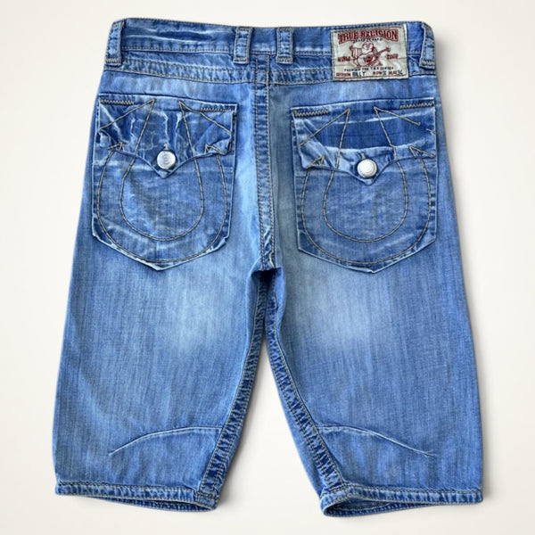 True Religion Denim Shorts (Light Wash)