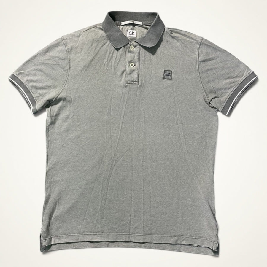 C.P. Company Tipped Polo (Grey)