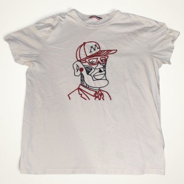 Moncler Graphic Tee (White)
