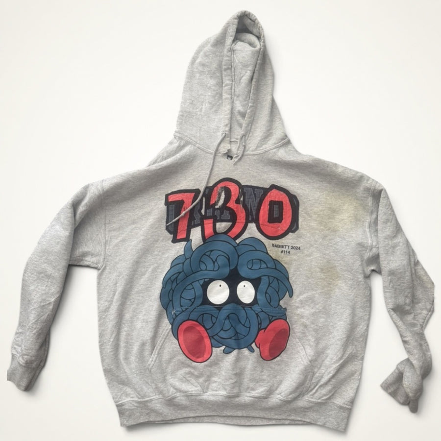 Tangela 730 Graphic Hoodie (Grey)