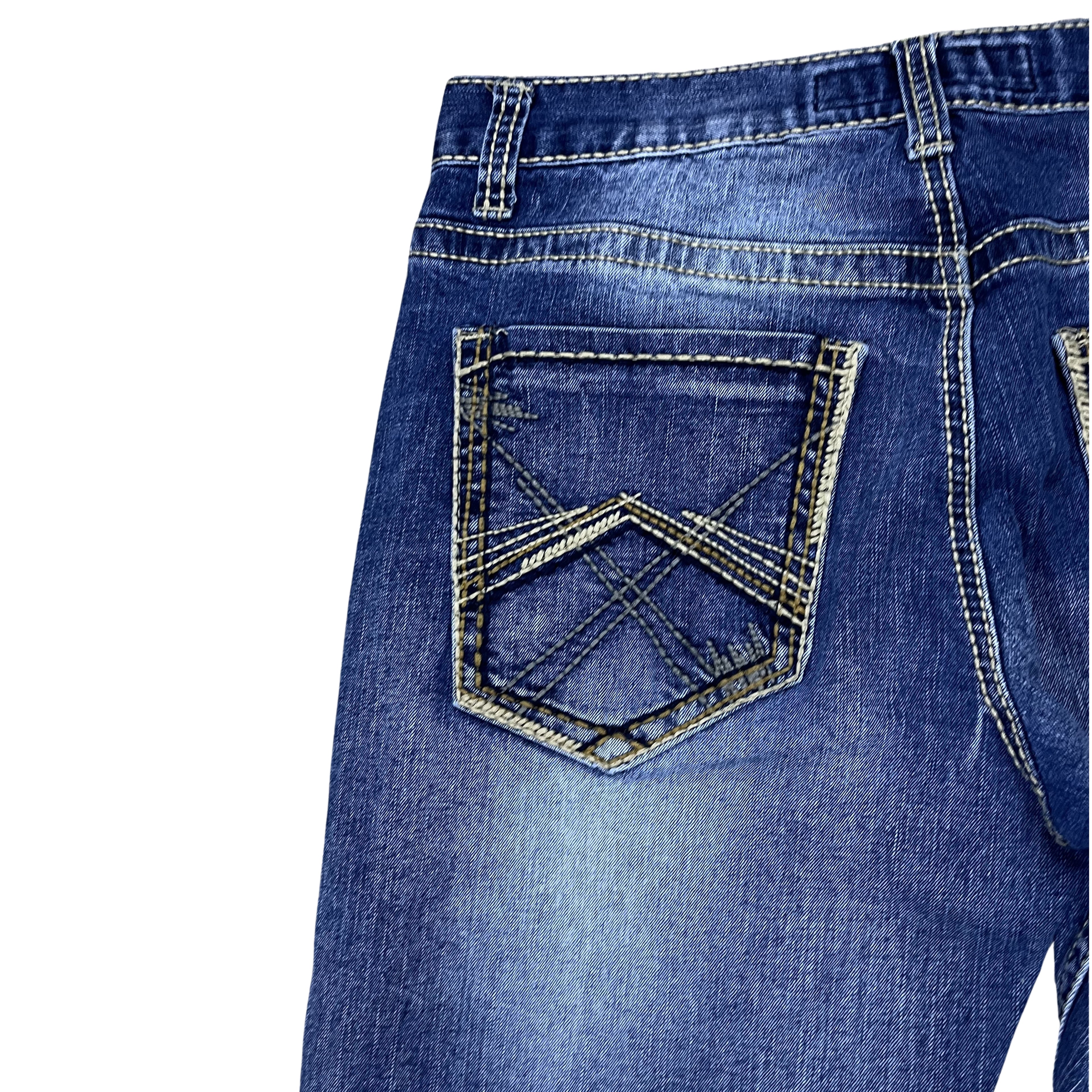Y2K DENIM – LIGHT WASH HEAVY STITCH