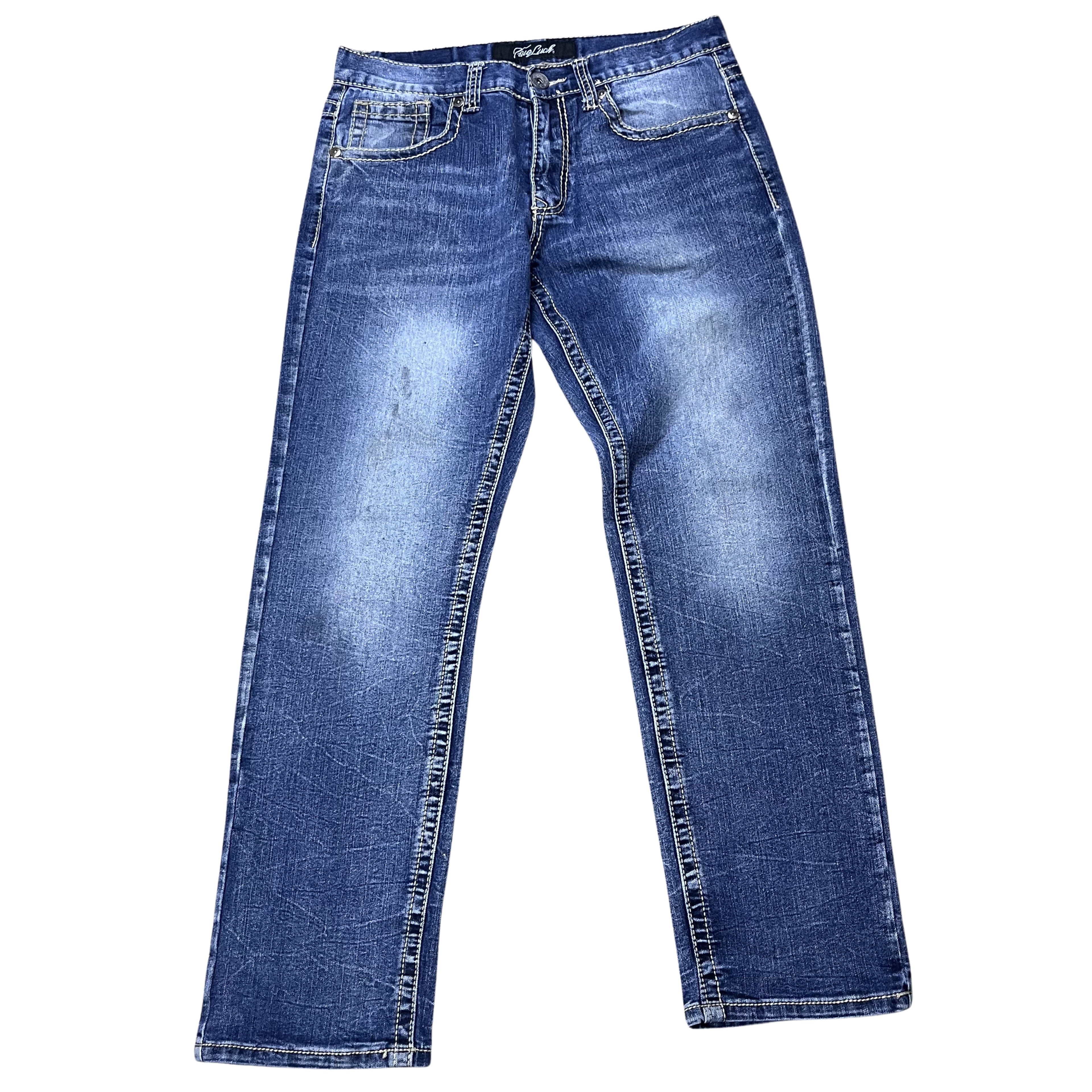Y2K DENIM – LIGHT WASH HEAVY STITCH