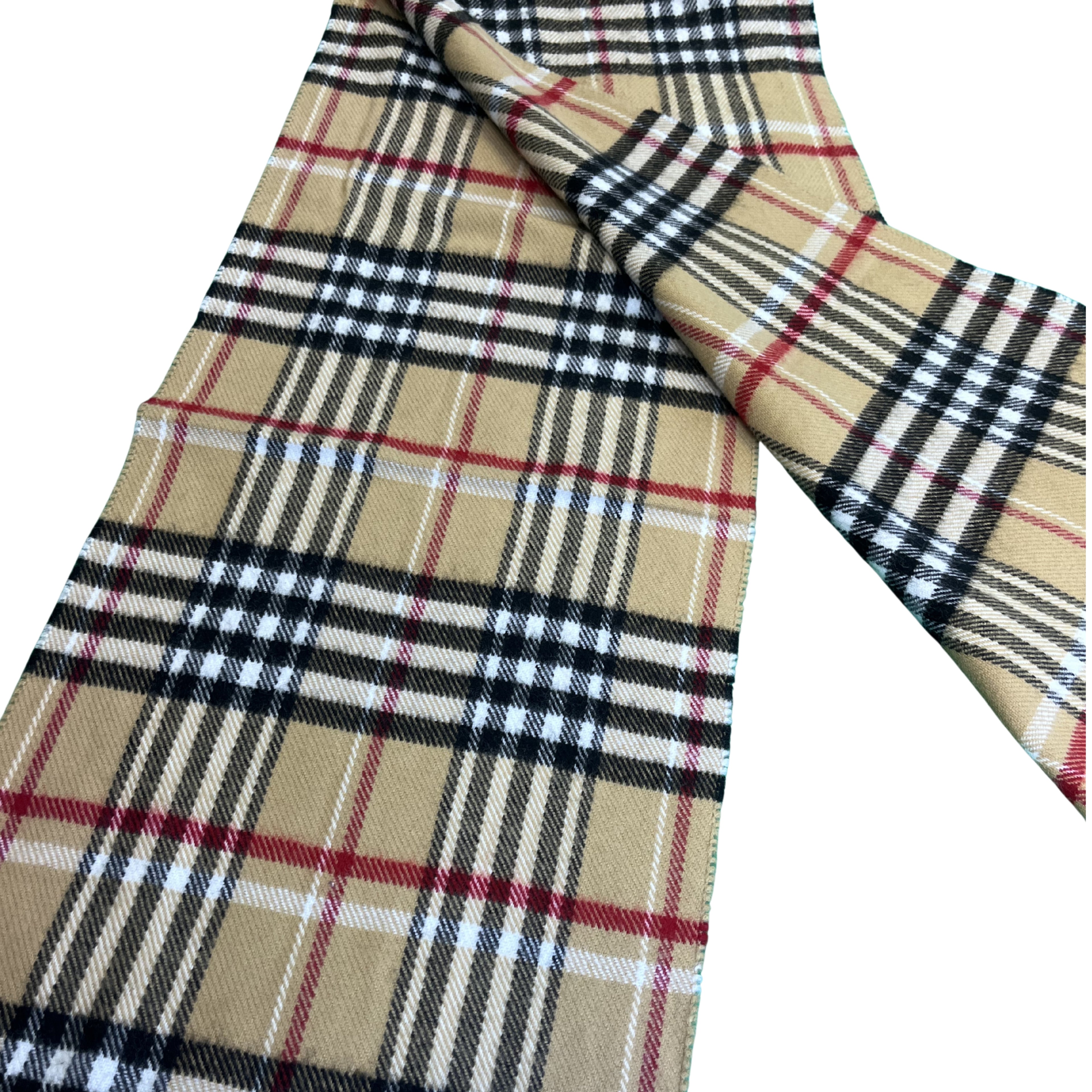 Burberry klasická béžová kostkovaná šála