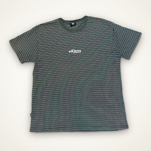 Stussy Australia Striped T-Shirt – Green XL