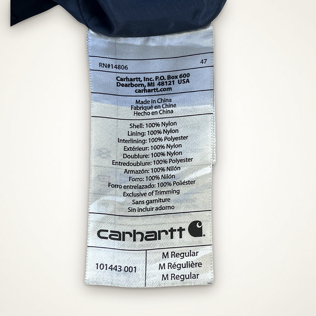 Carhartt prošívaná bunda (zip-up)