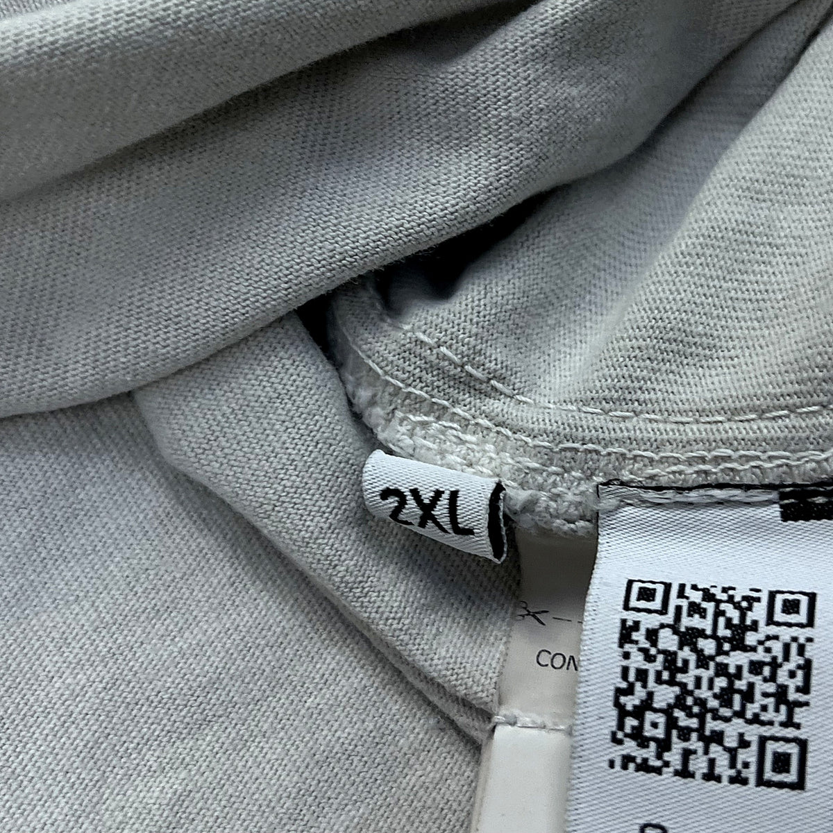 C.P. Company Garment Dyed Logo T-Shirt – Faded Grey