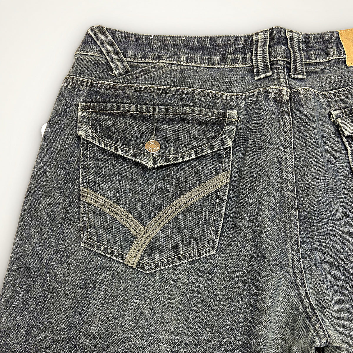 Y2K Denim Jeans- Dark Blue