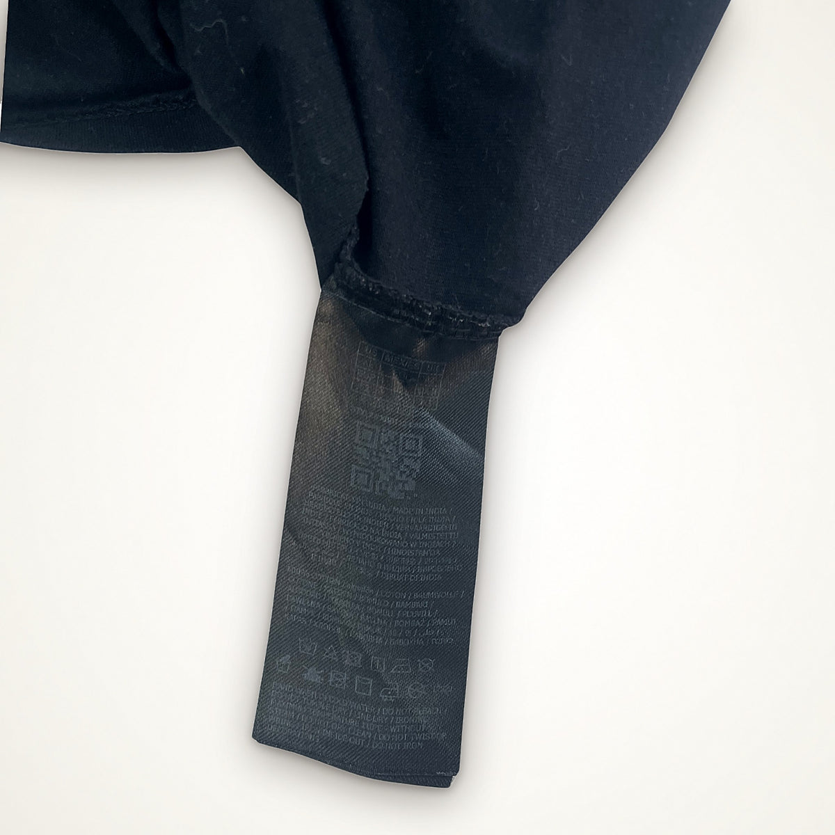 Guess Embossed Triangle Logo Tee (Black)
