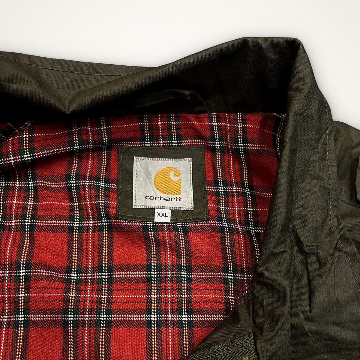 Carhartt Field Jacket (olive / tartan lining)