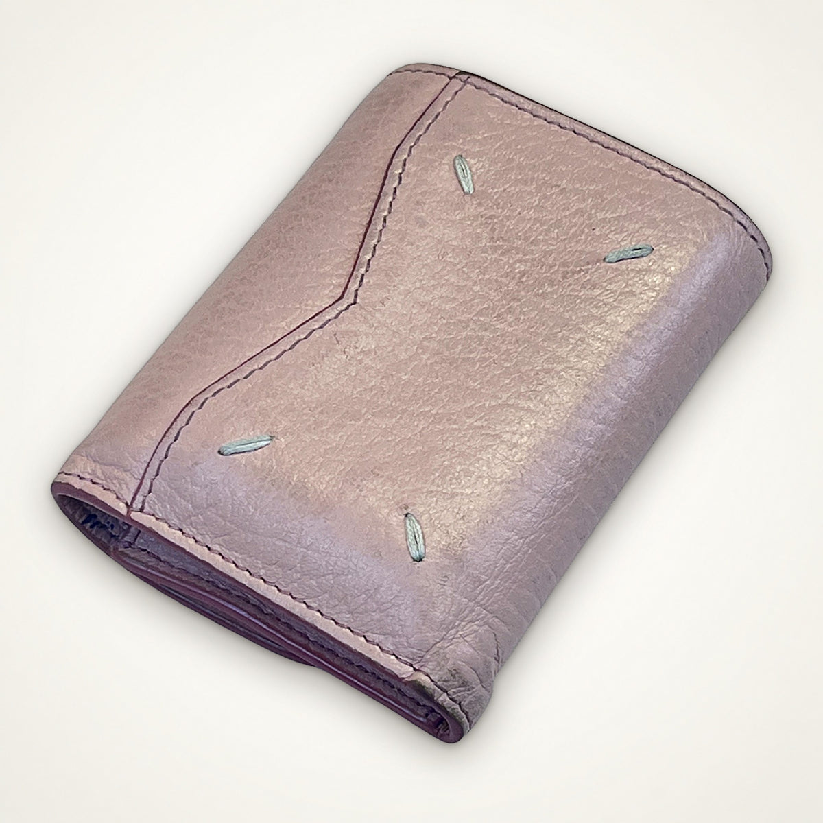 Maison Margiela – mini kožená peněženka (envelope / 4-stitch)