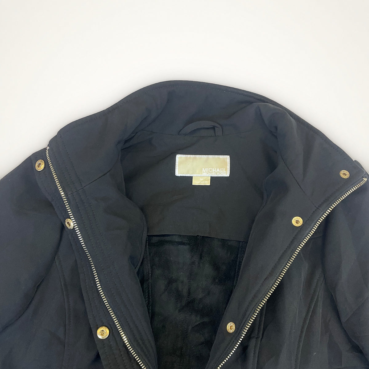 Michael Kors Quilted Coat (Black)