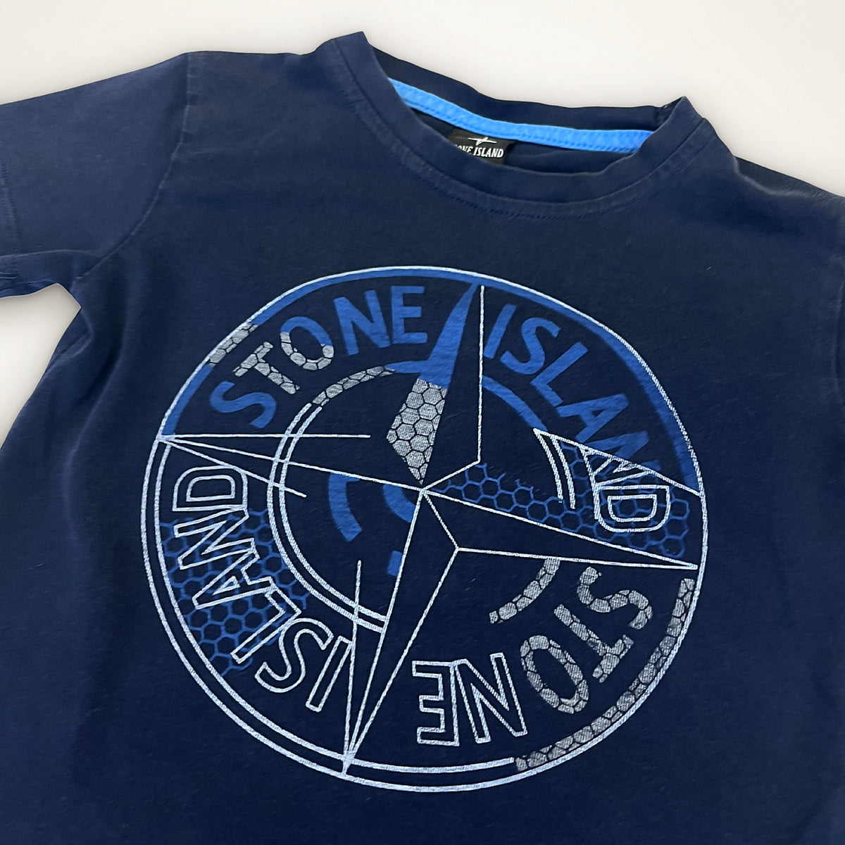 Stone Island Junior Compass Tee (Navy)