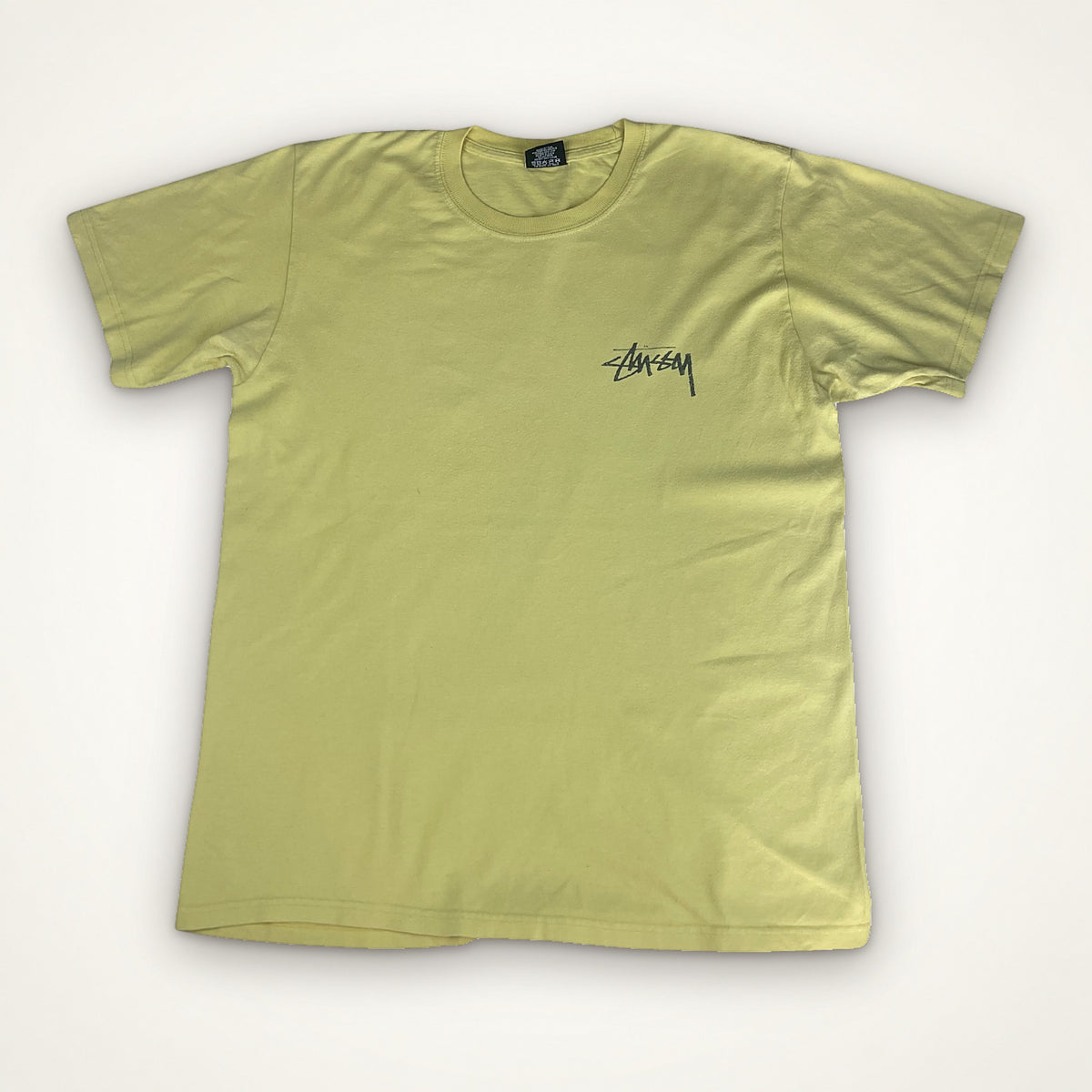 Stüssy "Mushroom" Vintage Tee – Yellow / M