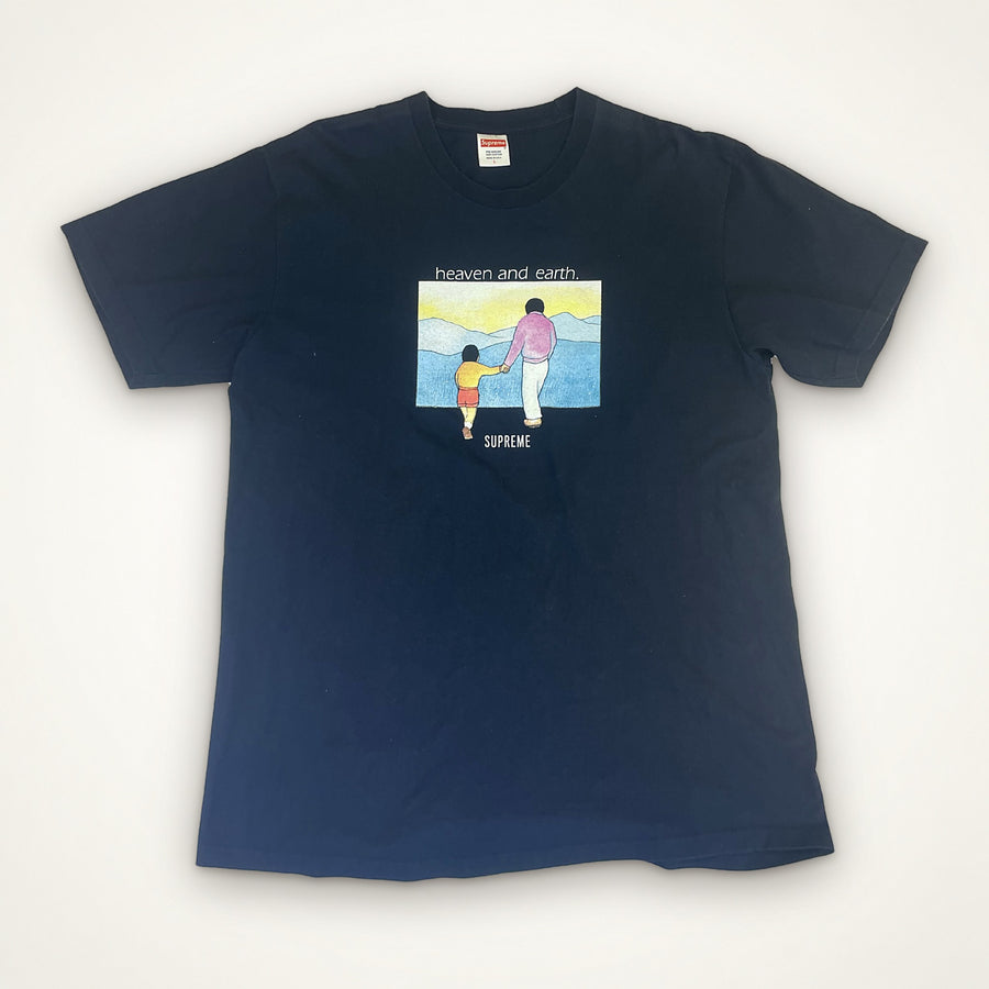 Supreme “Heaven and Earth” Tee (Navy)