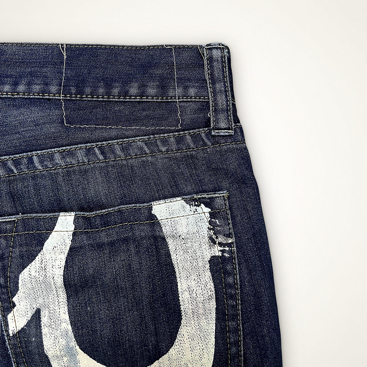 True Religion Big T Horseshoe Jeans (Blue)
