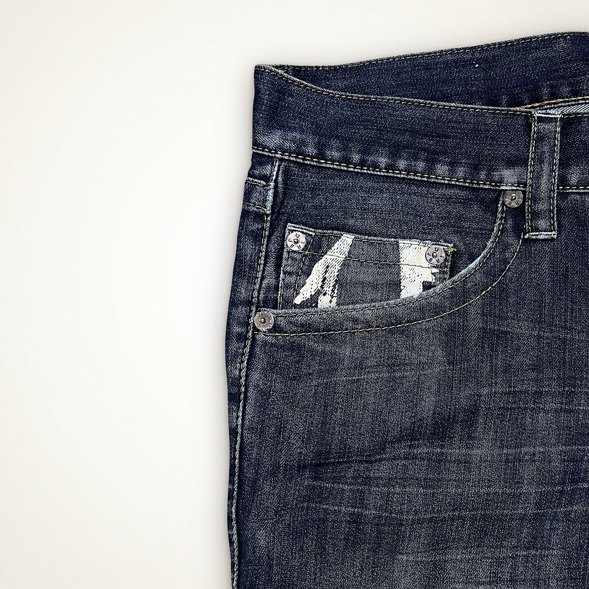 True Religion Big T Horseshoe Jeans (Blue)