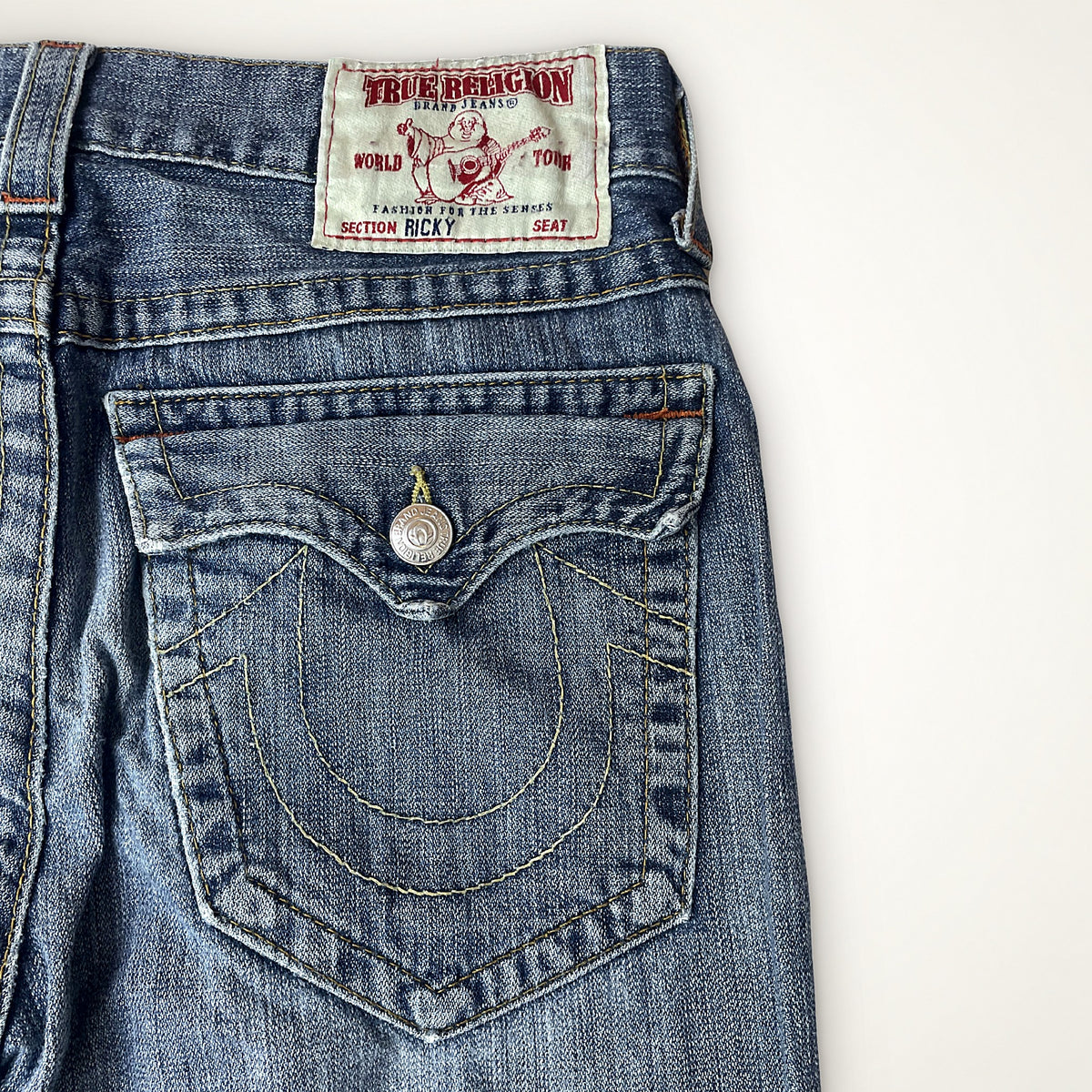 True Religion Billy Bootcut Jeans Medium Wash