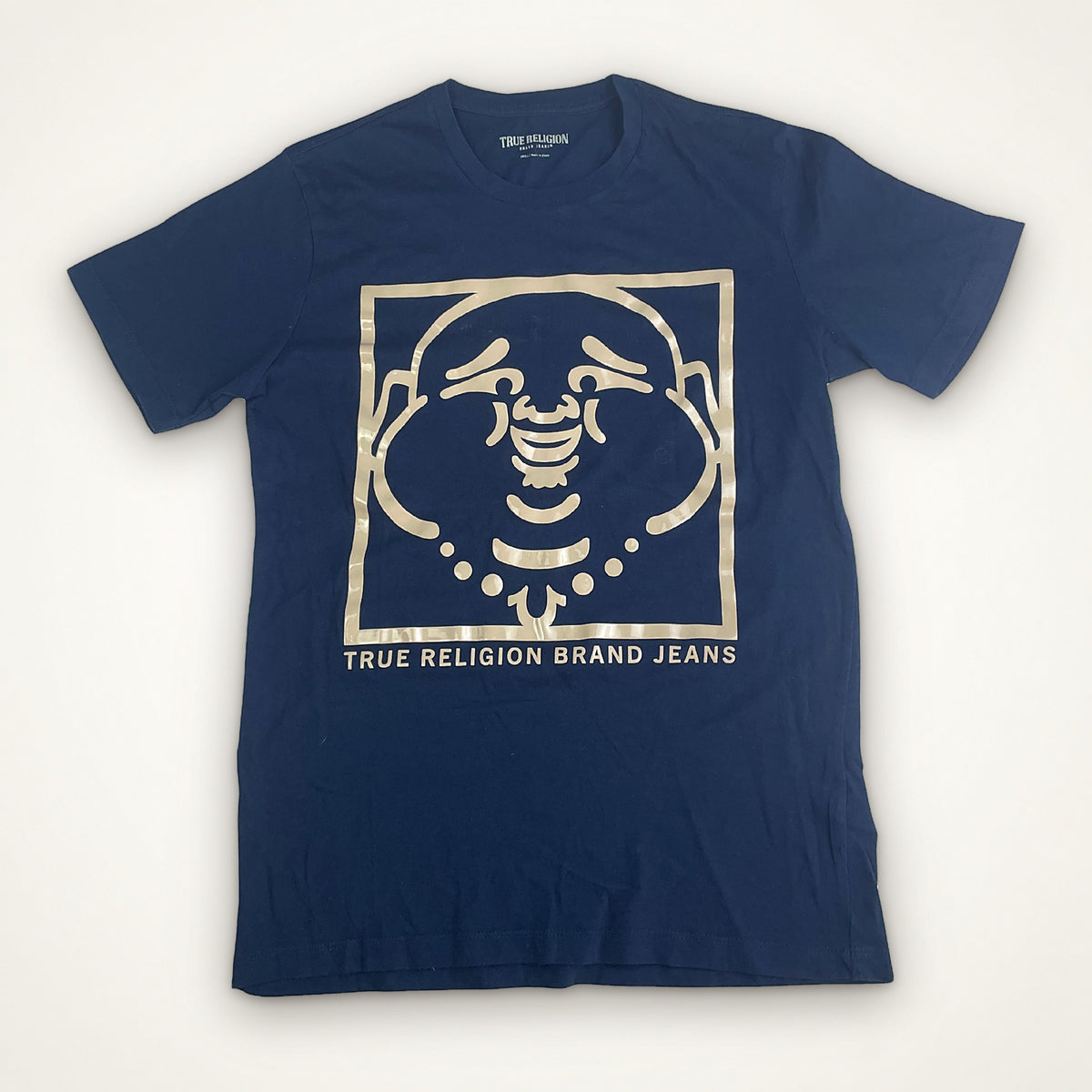 True Religion Buddha Logo Tee (Navy)