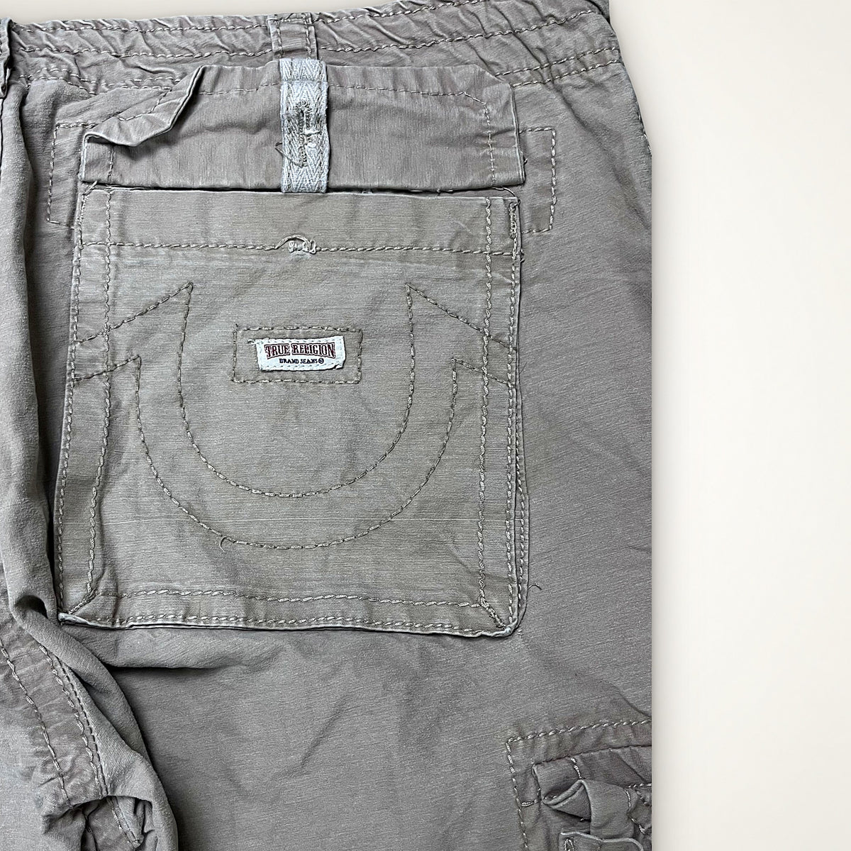 True Religion Cargo Pants (Grey)