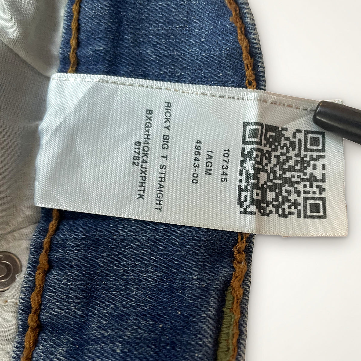 True Religion Ricky Straight Jeans Light Blue