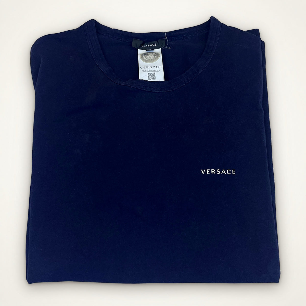 Versace navy tričko (small logo)
