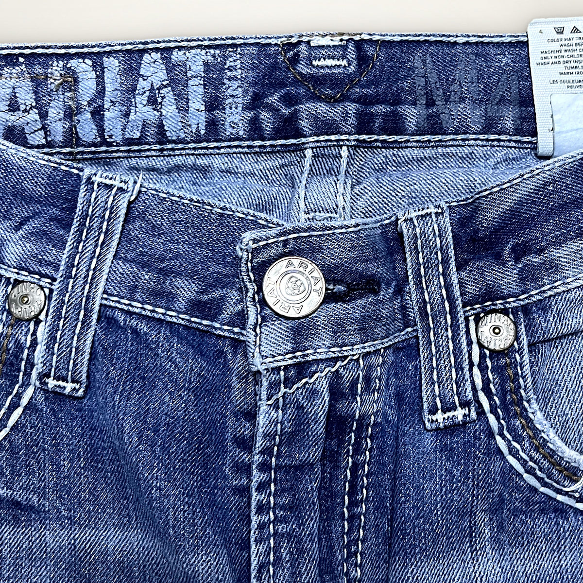 Y2K jeans- Washed straight fit